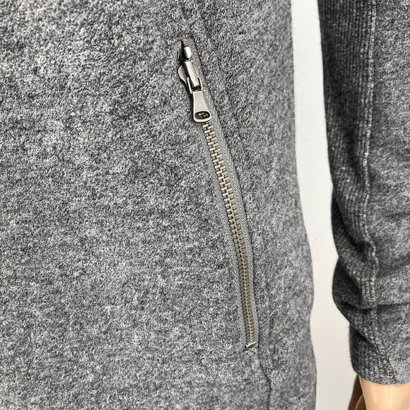 Lou-Grey Cotton Blend Grey Mini Dress Size XS(Fit S-M) - Picture 3 of 10